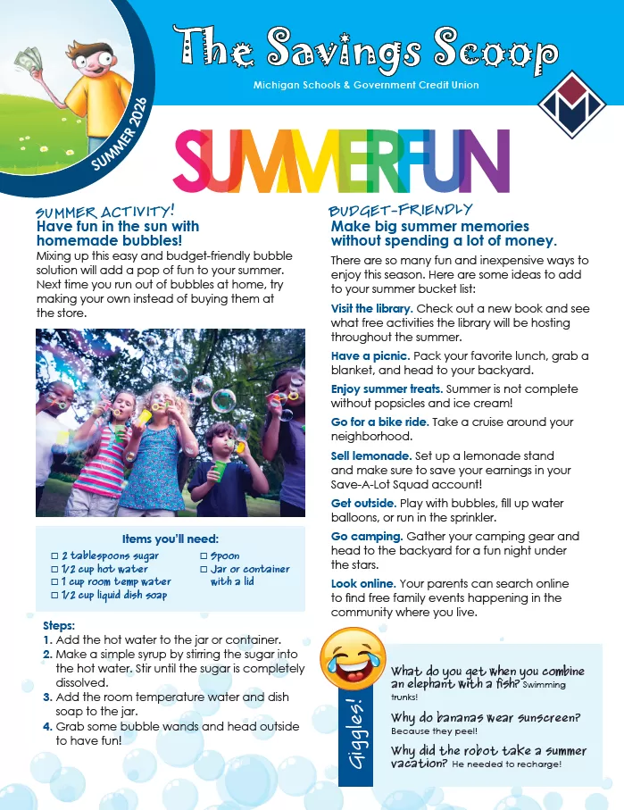Save A Lot Squad Youth Newsletter cover